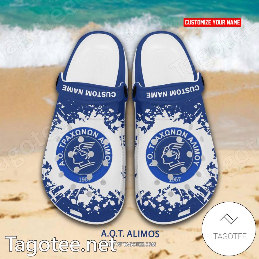 AOT Alimos Custom Name Crocs Clogs - EmonShop a