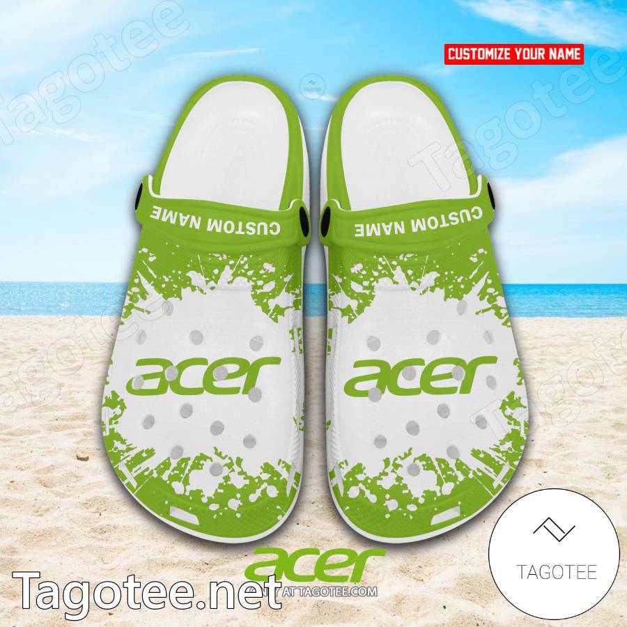 Acer Logo Crocs Clogs - EmonShop a