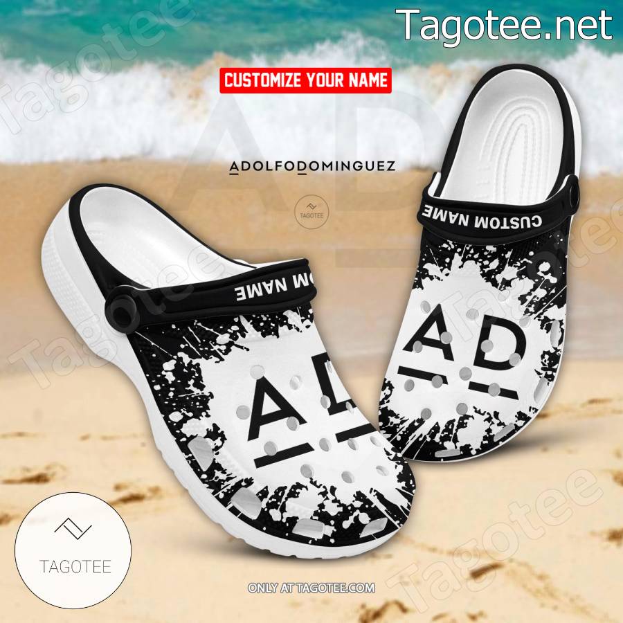 Adolfo Dominguez Logo Crocs Clogs - EmonShop