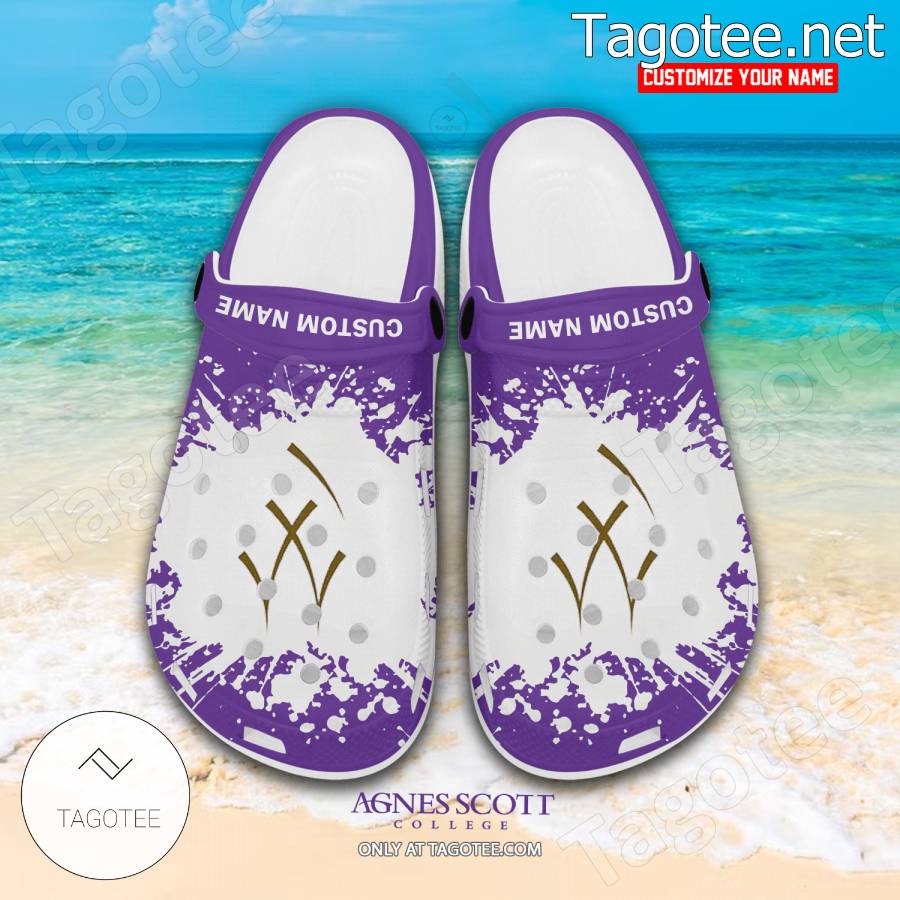 Agnes Scott College Custom Crocs Clogs - BiShop a