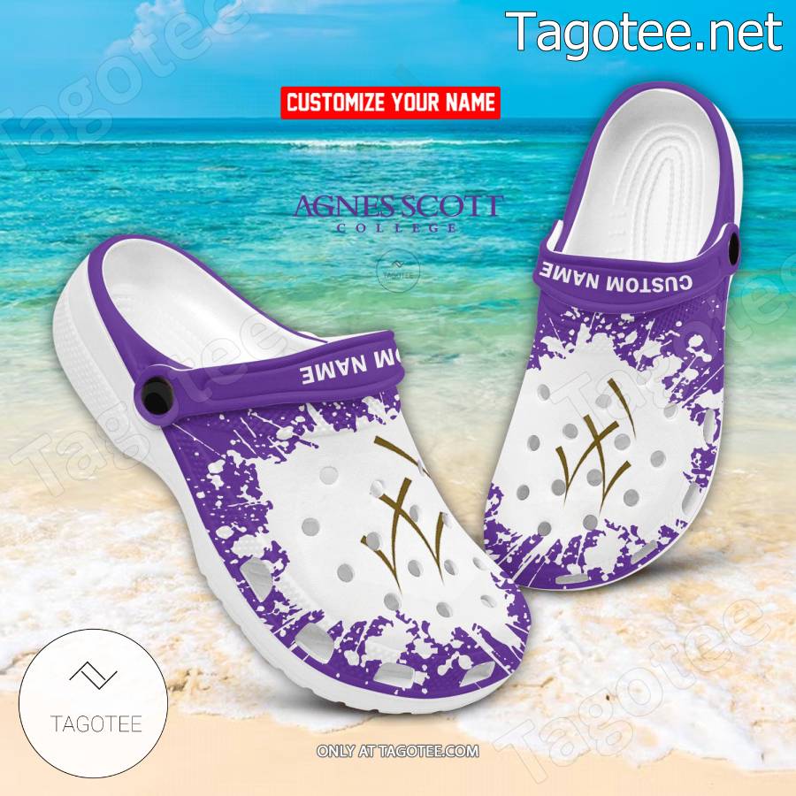 Agnes Scott College Custom Crocs Clogs - BiShop