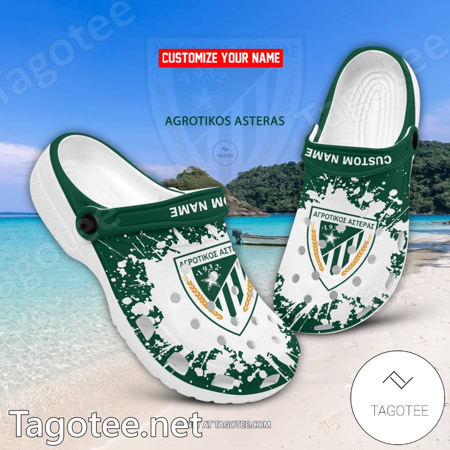 Agrotikos Asteras Custom Name Crocs Clogs - EmonShop