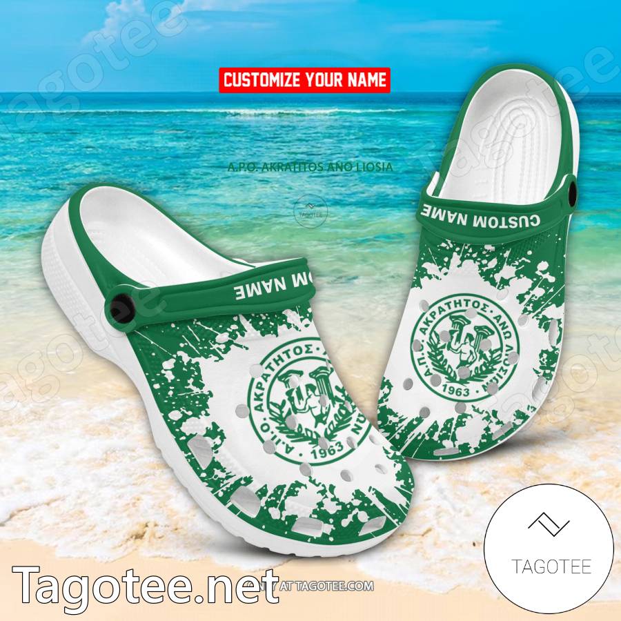 Akratitos Custom Name Crocs Clogs - EmonShop