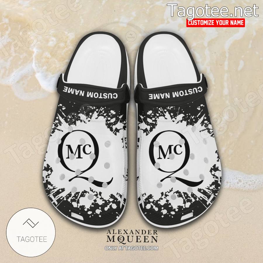 Alexander McQueen Logo Crocs Clogs - EmonShop a