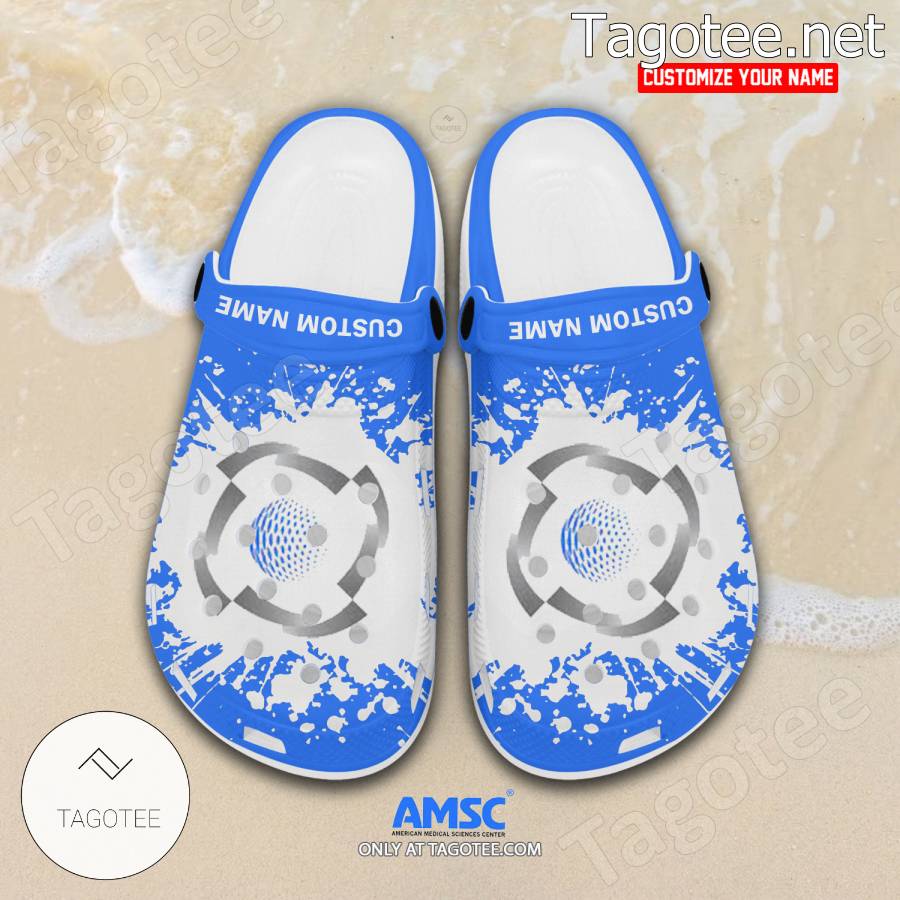 American Medical Sciences Center Logo Crocs Clogs - BiShop a