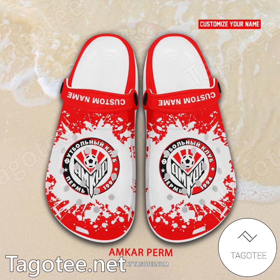 Amkar Perm Custom Name Crocs Clogs - EmonShop a