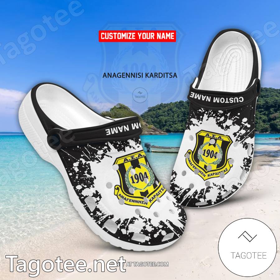 Anagennisi Karditsa Custom Name Crocs Clogs - EmonShop