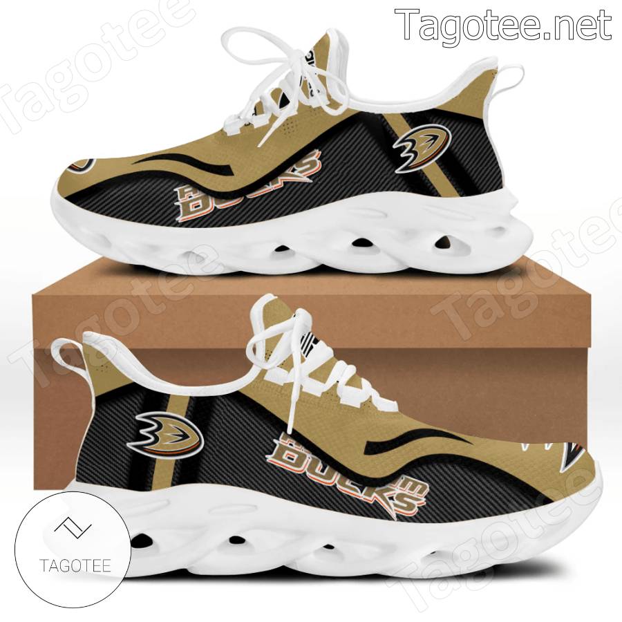 Anaheim Ducks Personalized NHL Max Soul Shoes