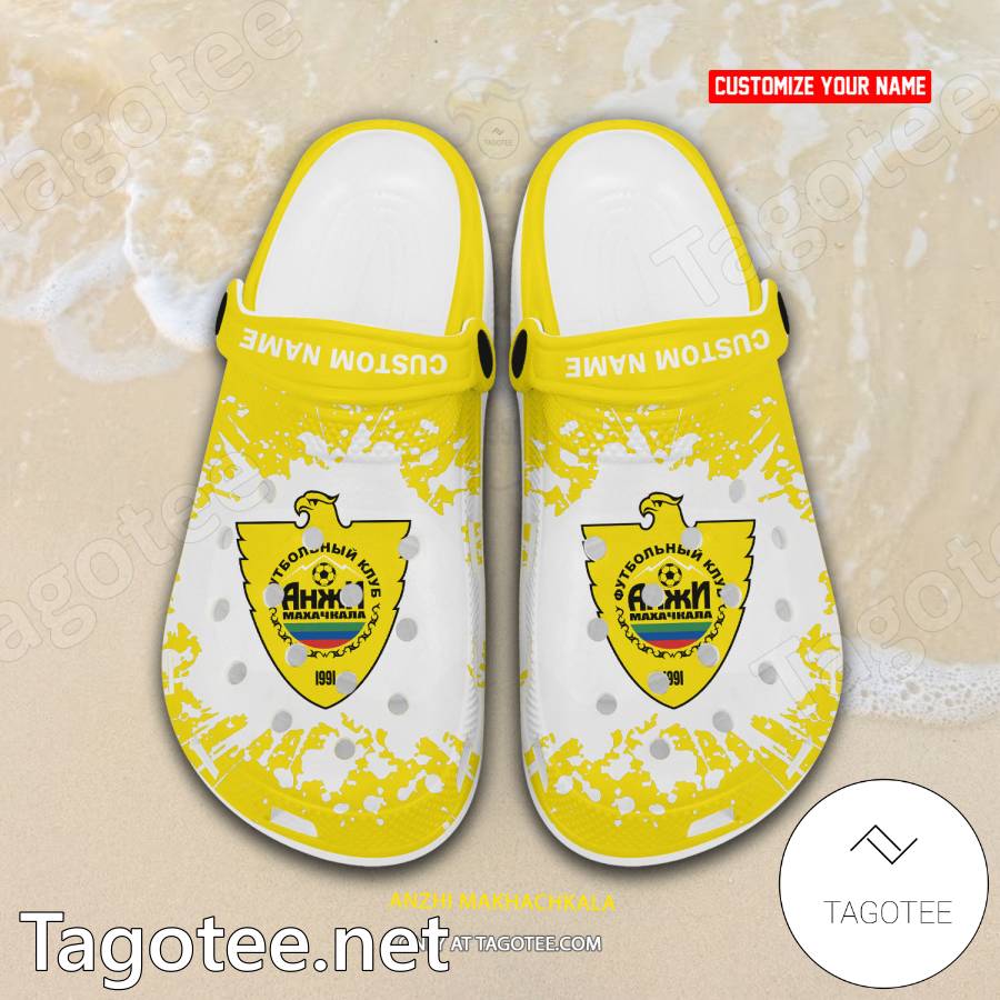 Anzhi Makhachkala Custom Name Crocs Clogs - EmonShop a