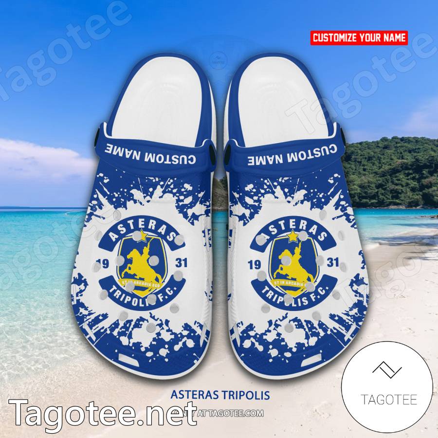 Asteras Tripolis Custom Name Crocs Clogs - EmonShop a