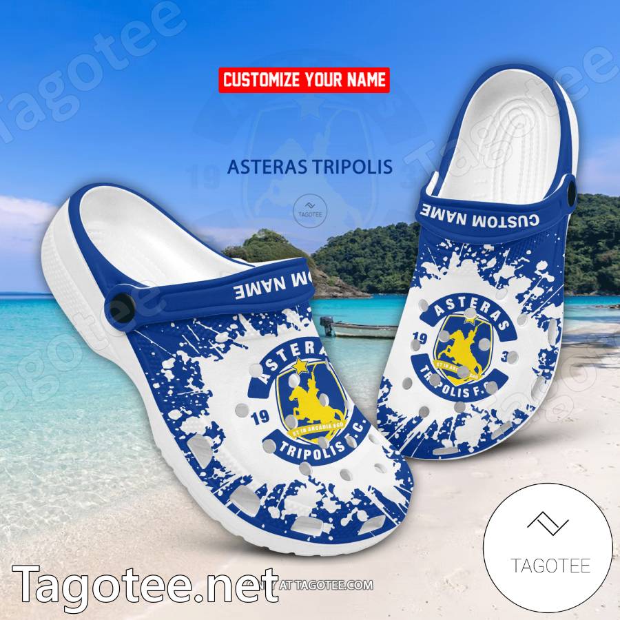 Asteras Tripolis Custom Name Crocs Clogs - EmonShop