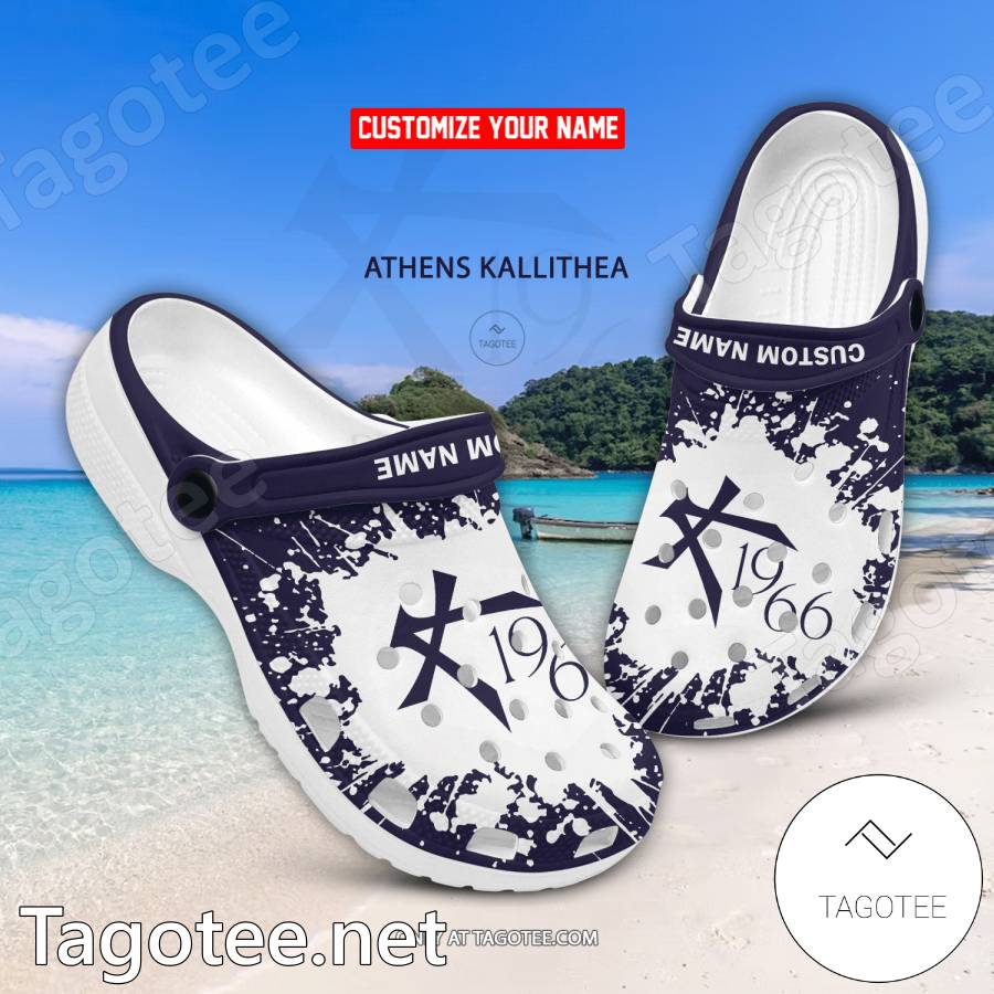 Athens Kallithea Custom Name Crocs Clogs - EmonShop