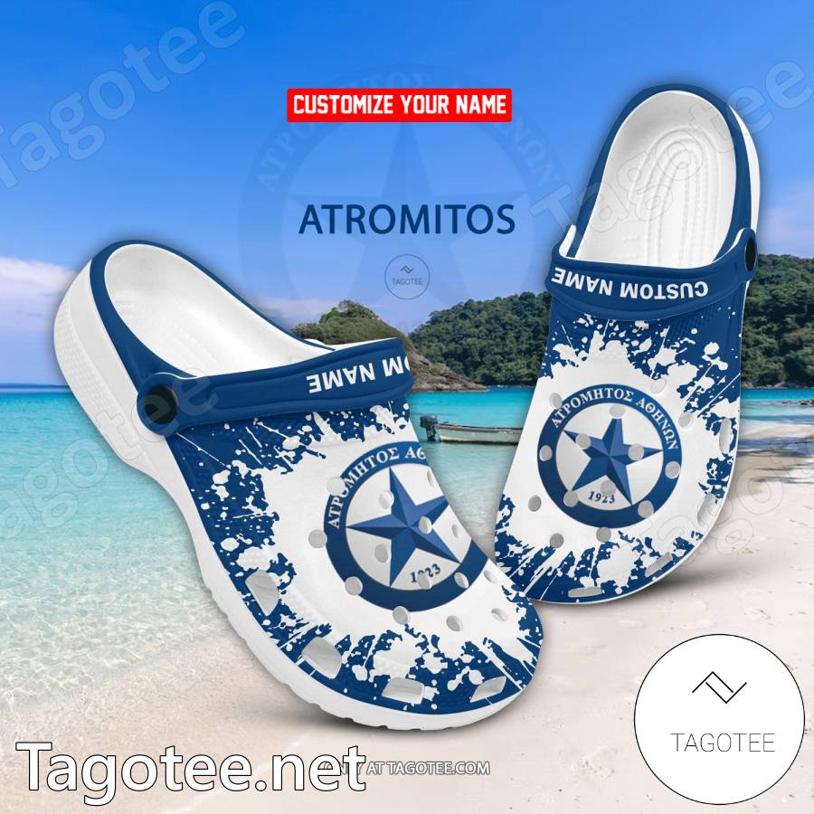 Atromitos Custom Name Crocs Clogs - EmonShop