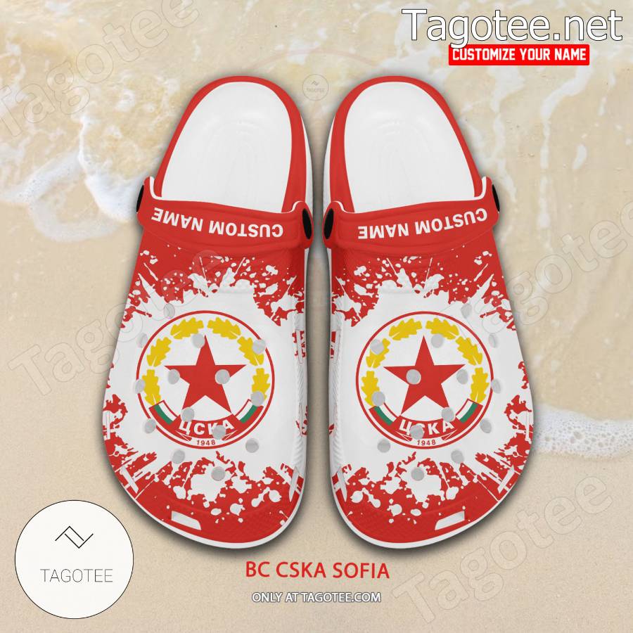 BC CSKA Sofia Custom Crocs Clogs - EmonShop a