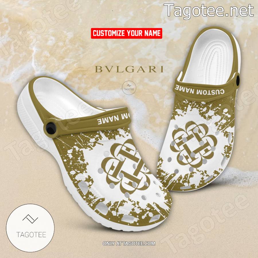 BVLGARI Logo Crocs Clogs - EmonShop