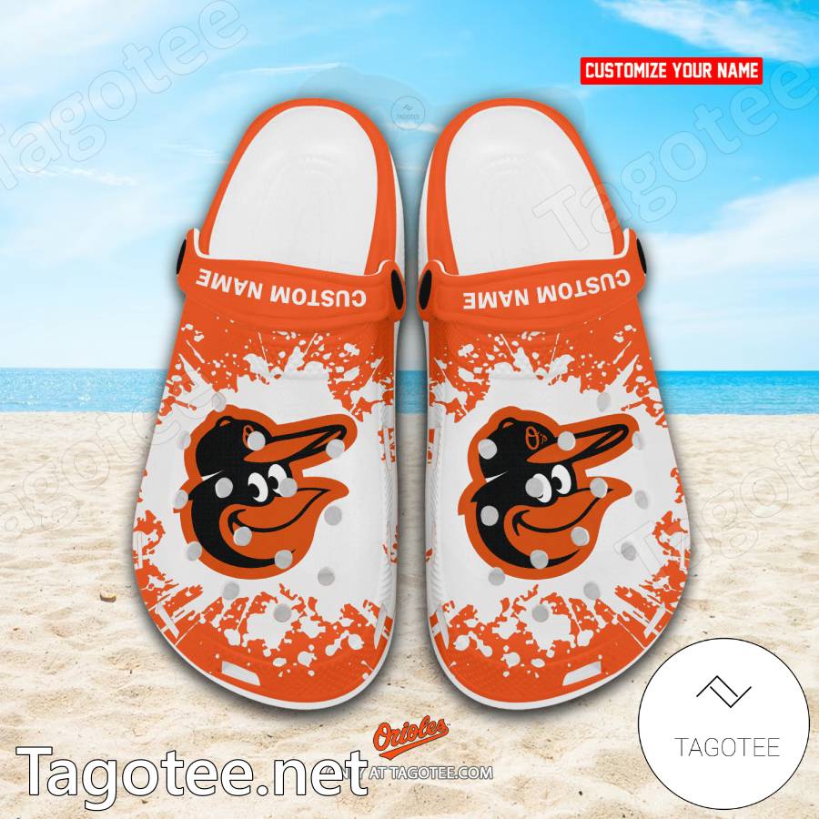 Baltimore Orioles Custom Crocs Clogs - EmonShop a