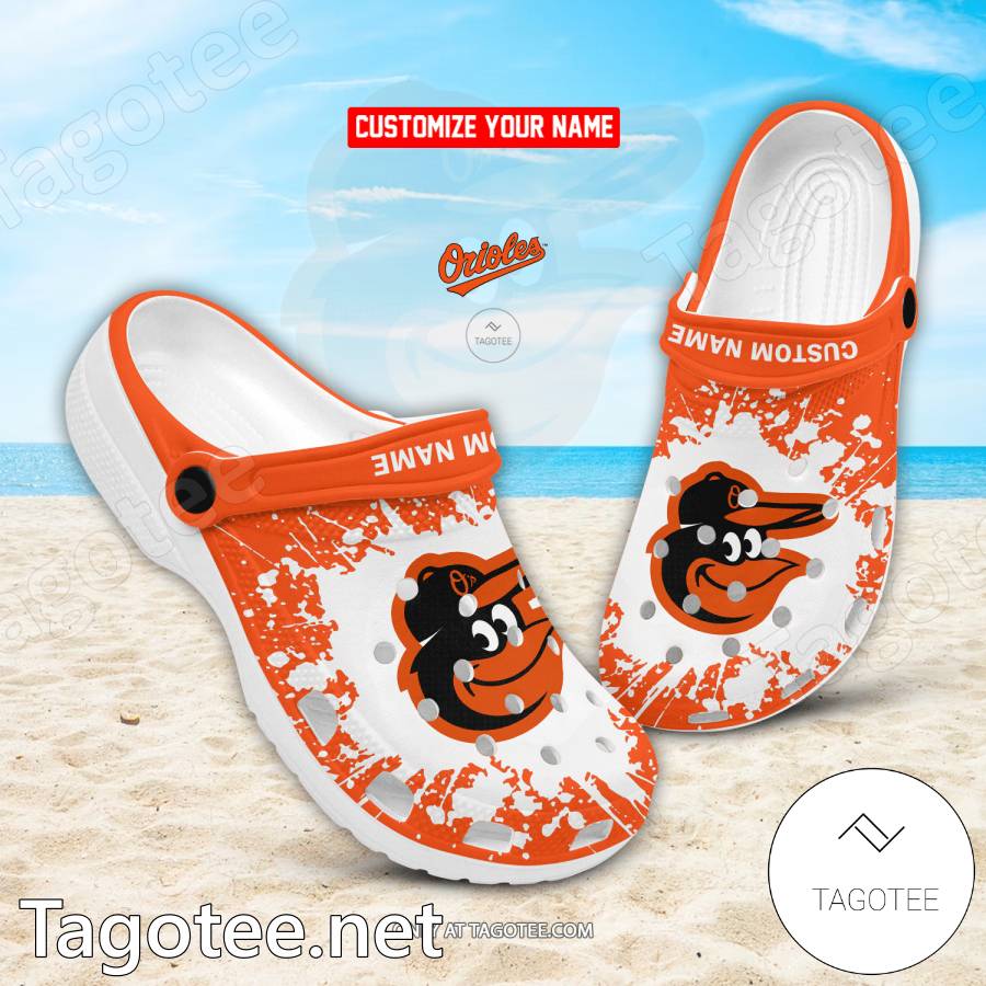 Baltimore Orioles Custom Crocs Clogs - EmonShop