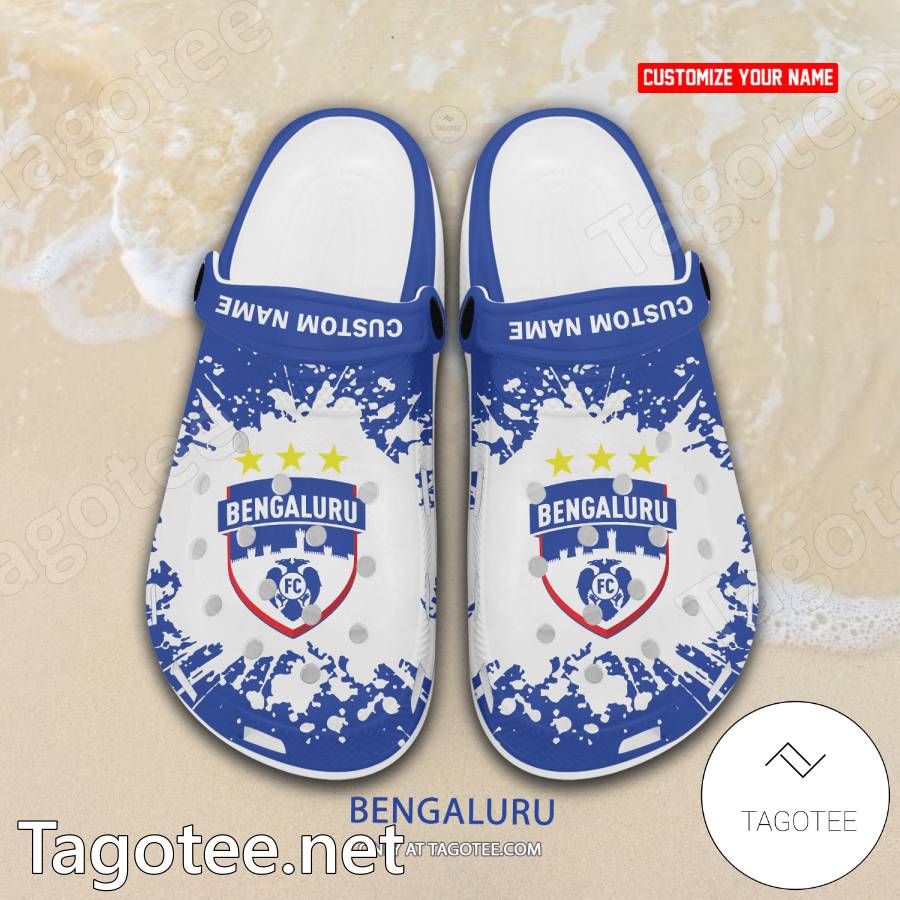 Bengaluru FC Custom Name Crocs Clogs - EmonShop a