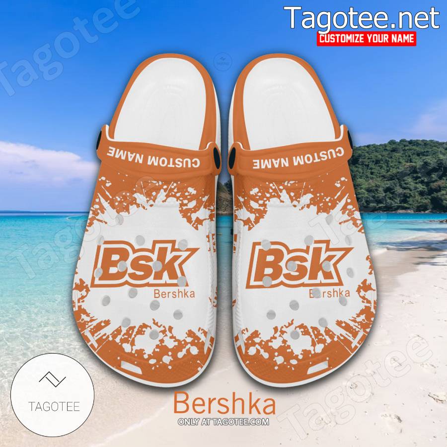 Bershka Logo Crocs Clogs - EmonShop a