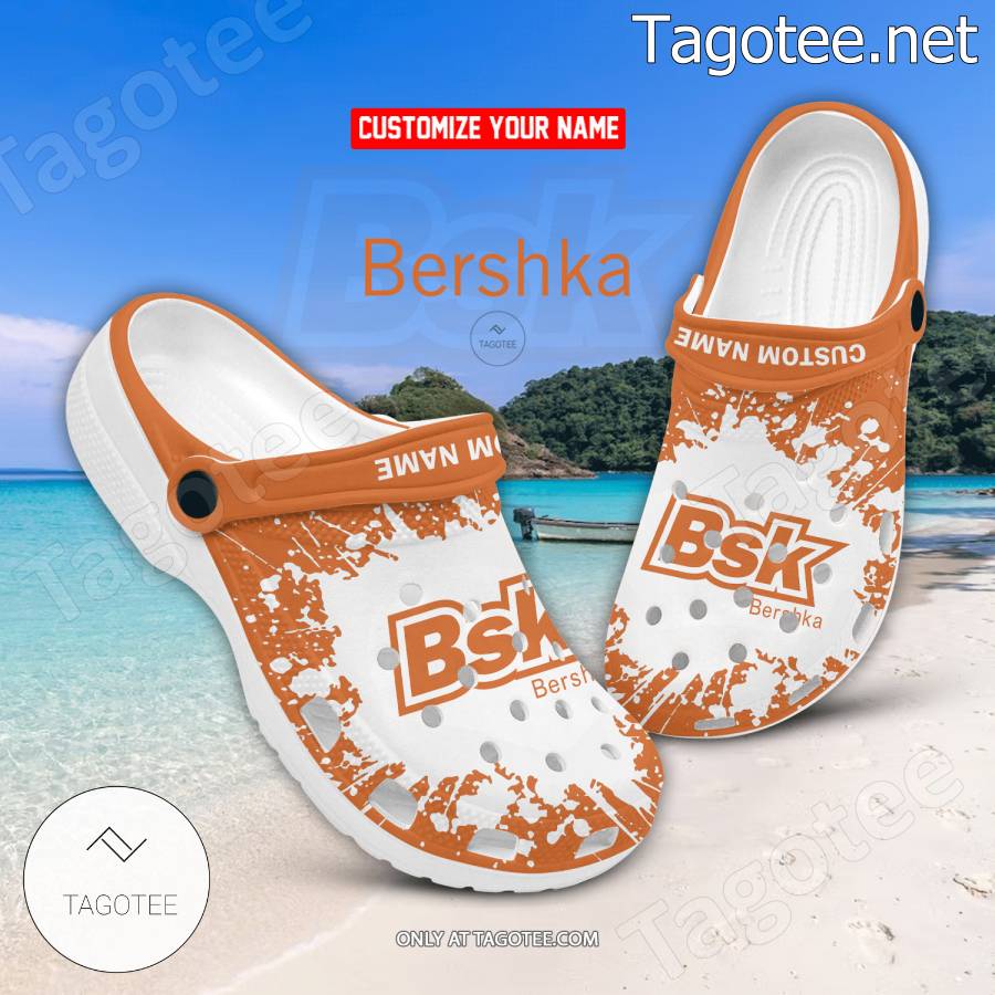 Bershka Logo Crocs Clogs - EmonShop