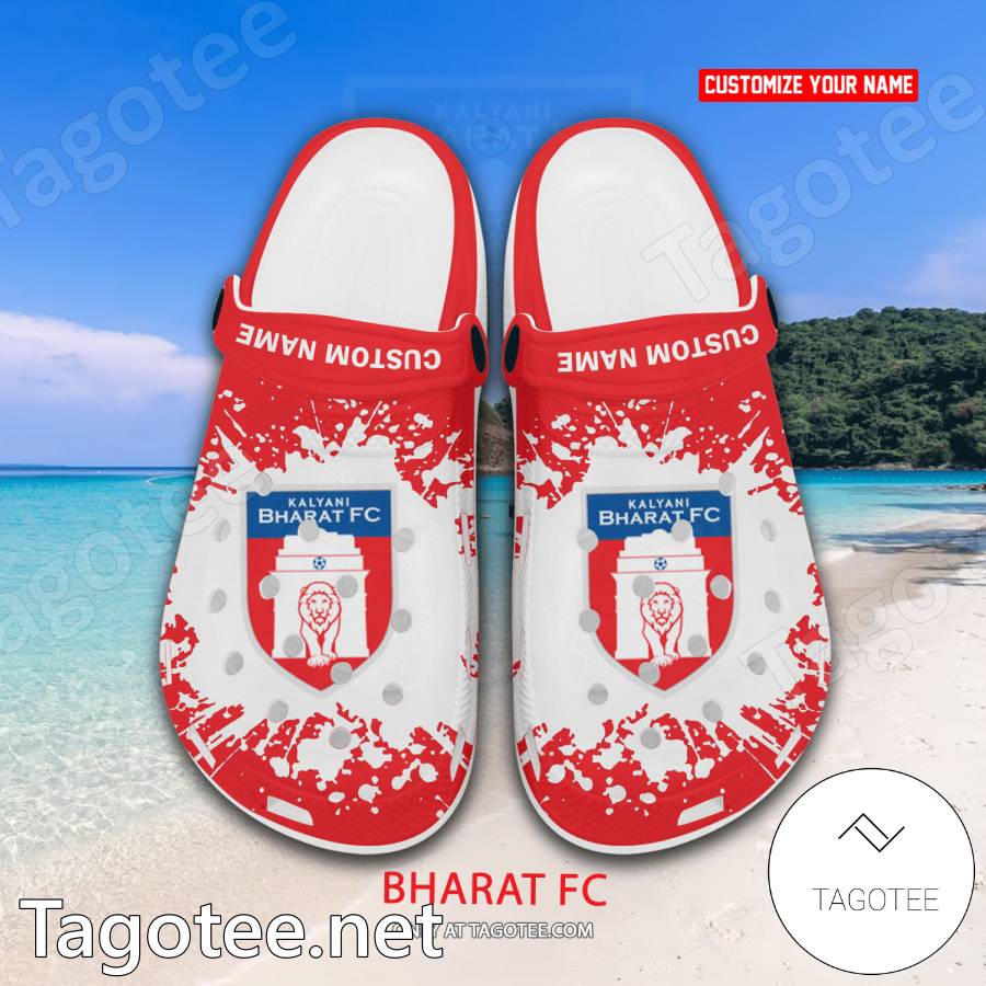 Bharat FC Custom Name Crocs Clogs - EmonShop a