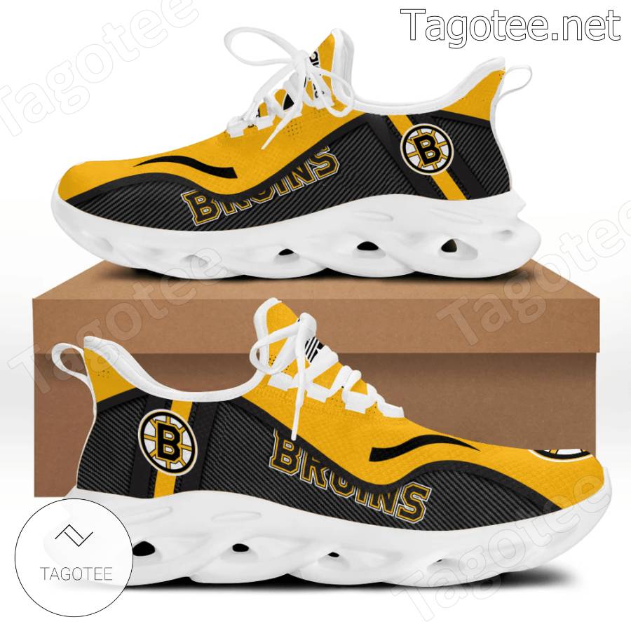 Boston Bruins Personalized NHL Max Soul Shoes