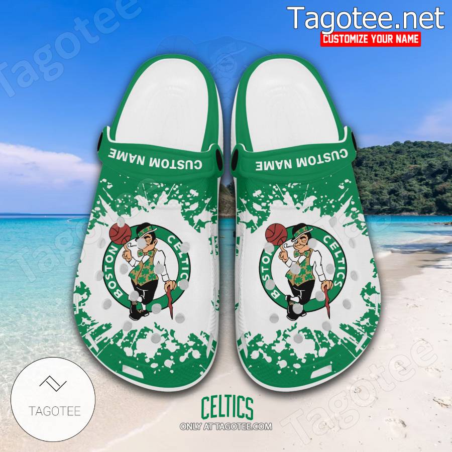 Boston Celtics Crocs Clogs - EmonShop a