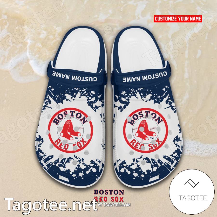 Boston Red Sox Custom Crocs Clogs - EmonShop a