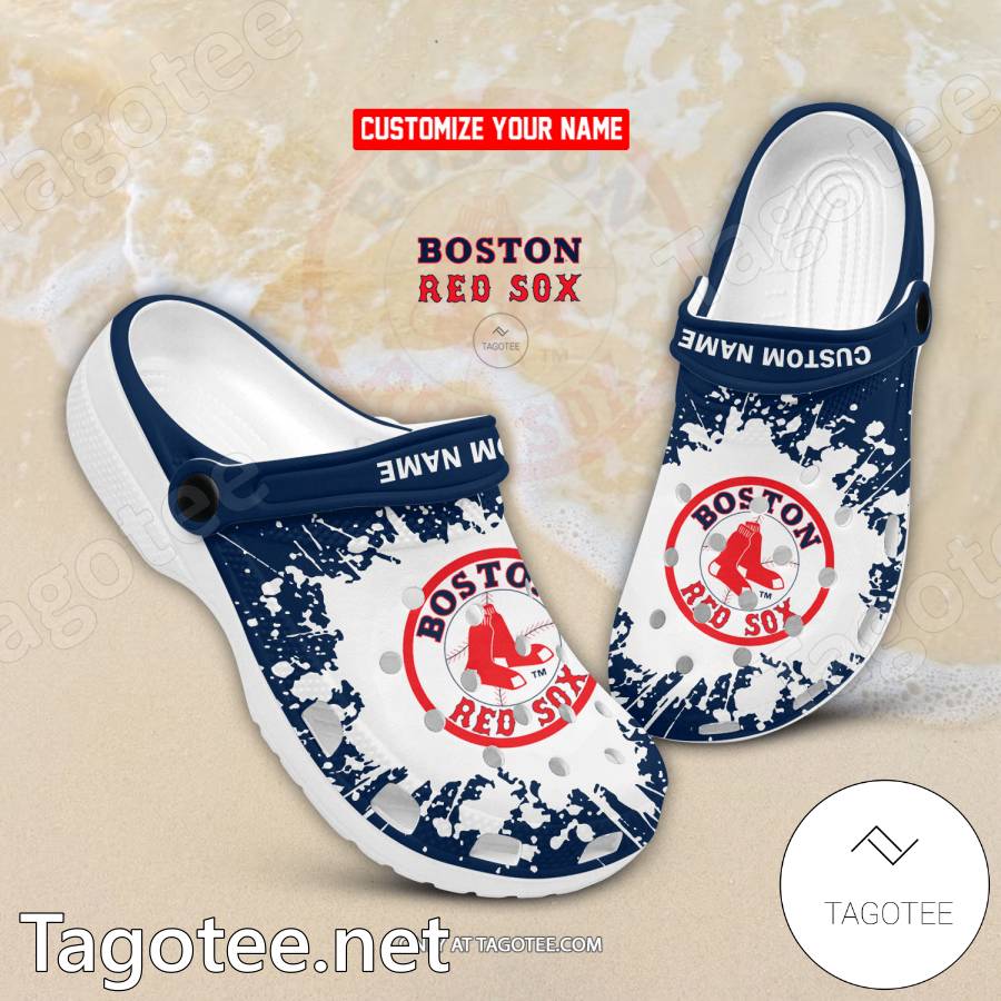 Boston Red Sox Custom Crocs Clogs - EmonShop