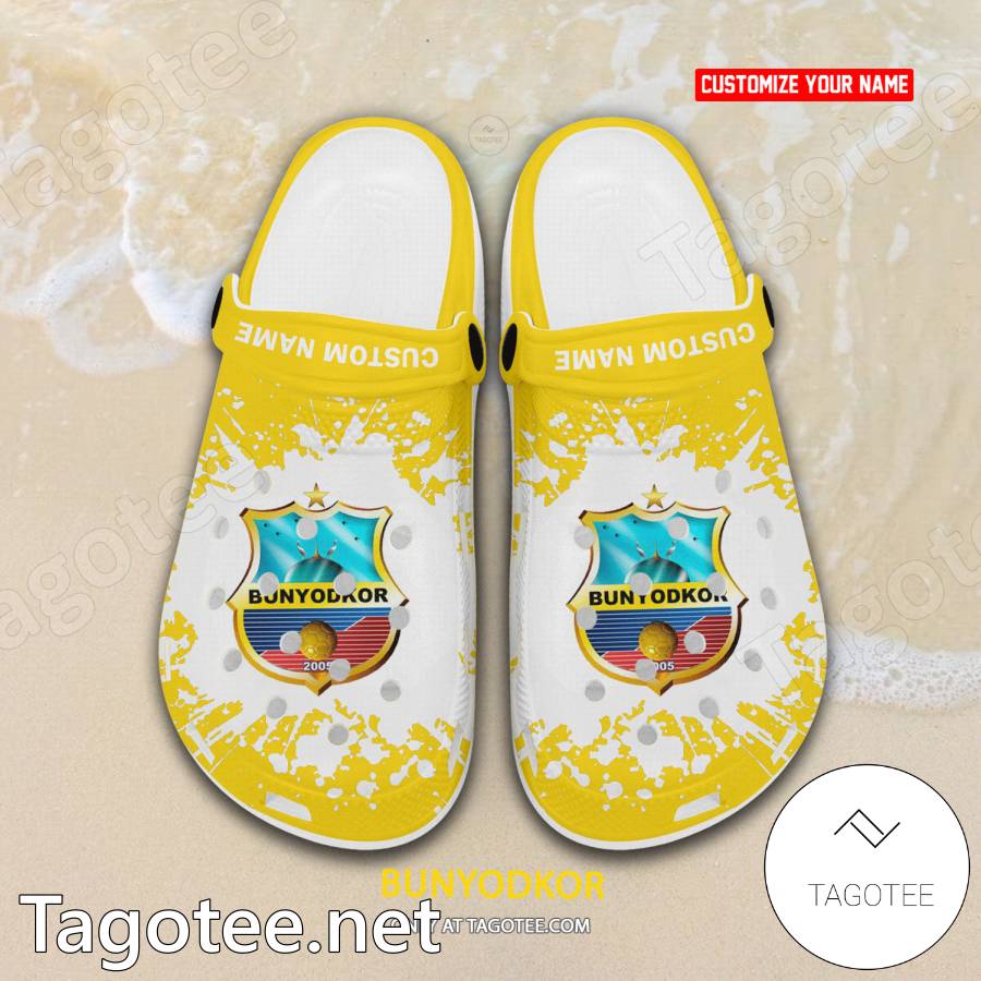 Bunyodkor Custom Name Crocs Clogs - EmonShop a