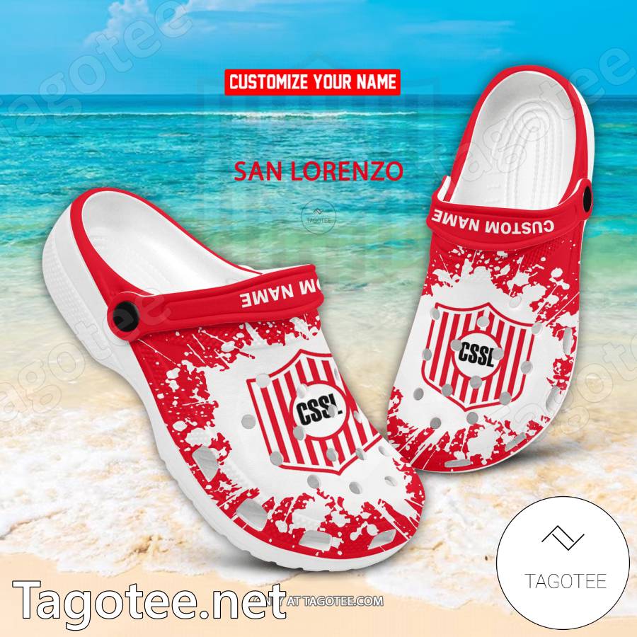 CS San Lorenzo Custom Name Crocs Clogs - EmonShop