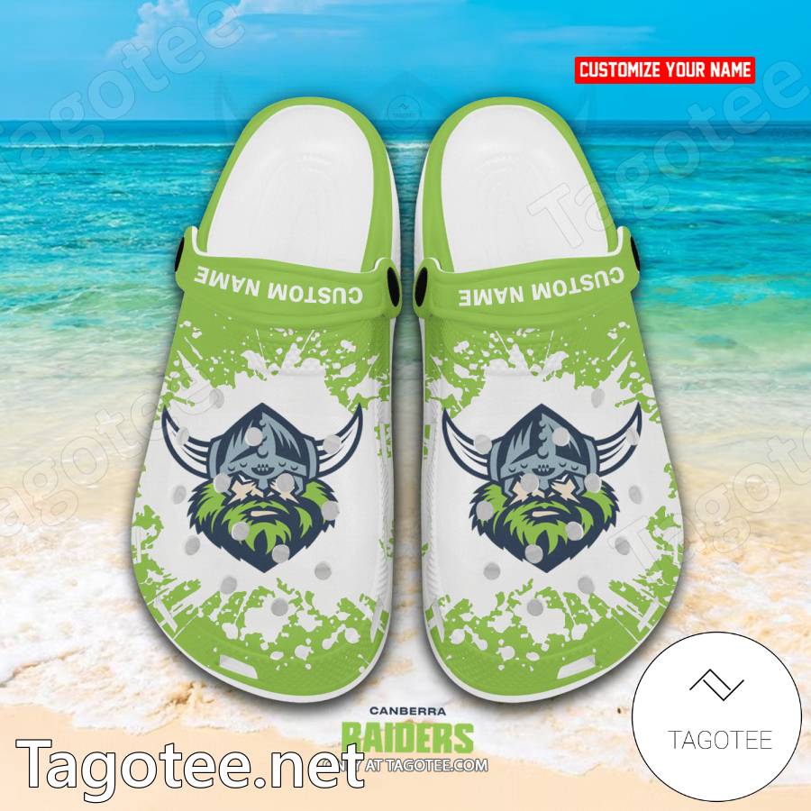 Canberra Raiders Custom Crocs Clogs - EmonShop a