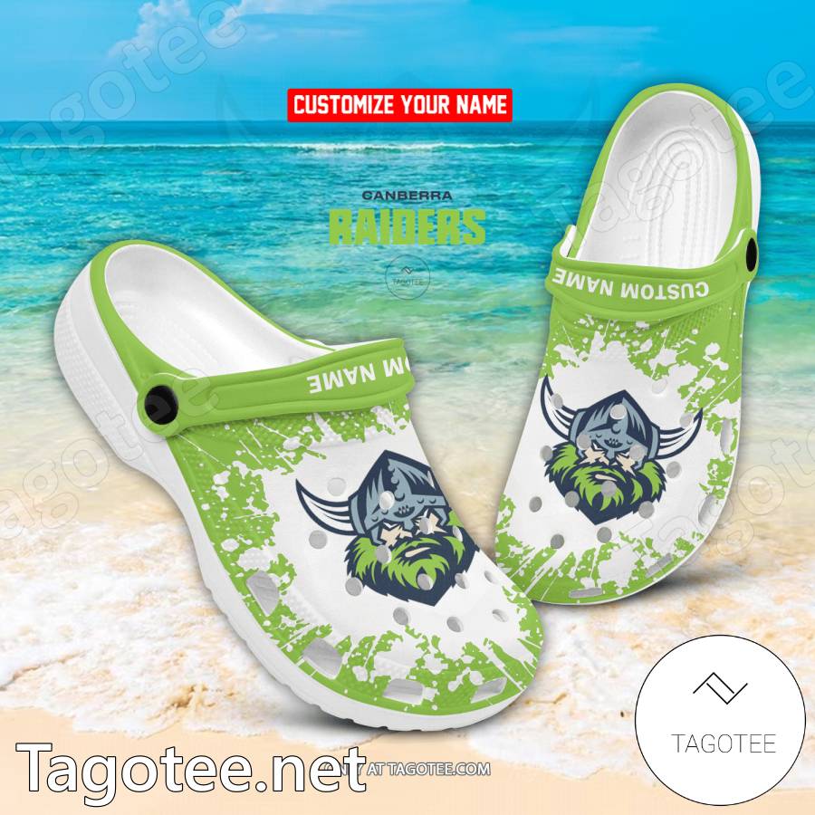 Canberra Raiders Custom Crocs Clogs - EmonShop