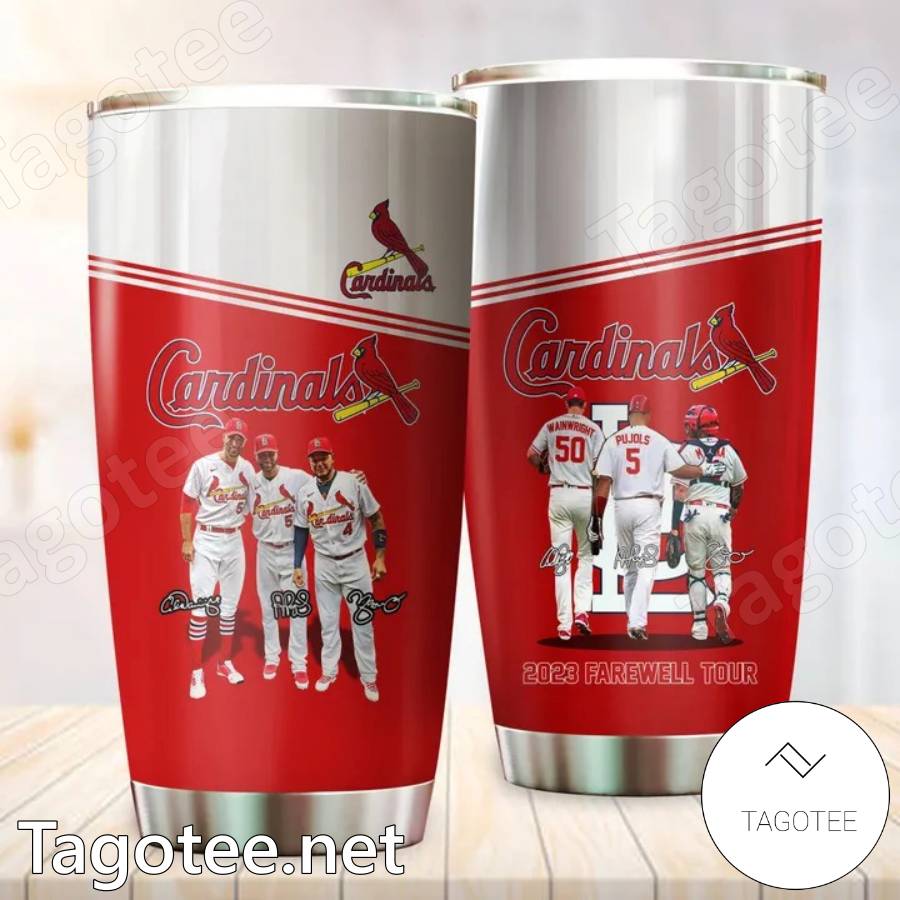 Cardinals 2023 Farewell Tour Signatures Tumbler