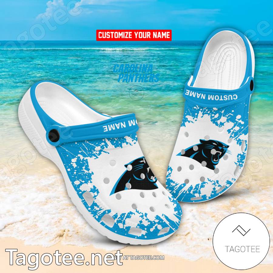 Carolina Panthers Custom Crocs Clogs - EmonShop