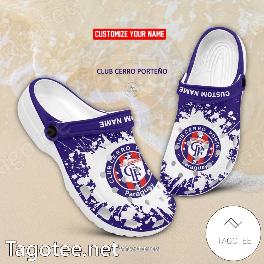 Cerro Porteno PF Custom Name Crocs Clogs - EmonShop