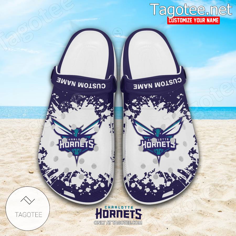 Charlotte Hornets Crocs Clogs - EmonShop a