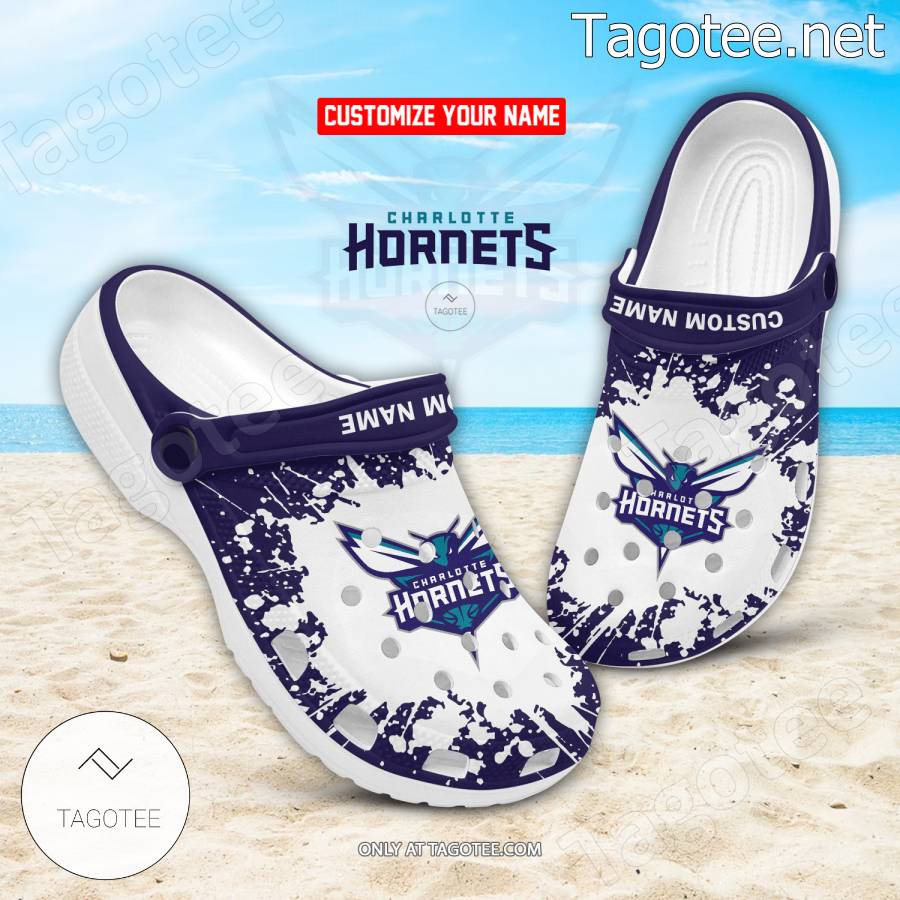 Charlotte Hornets Crocs Clogs - EmonShop