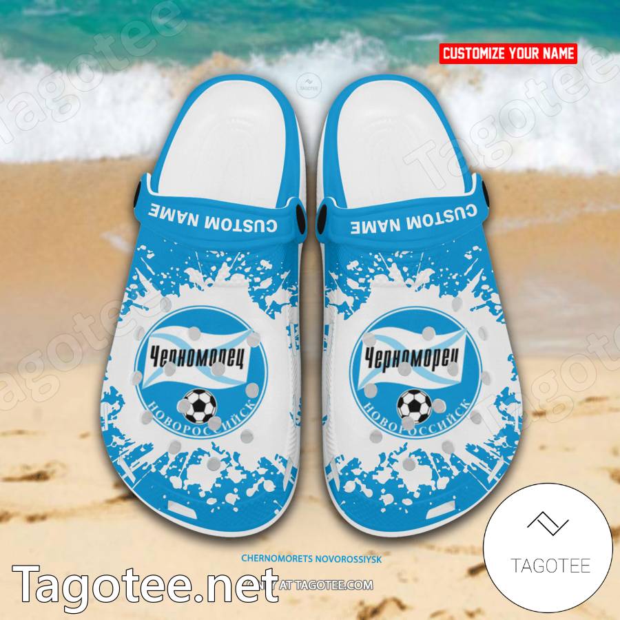 Chernomorets Novorossiysk Custom Name Crocs Clogs - EmonShop a