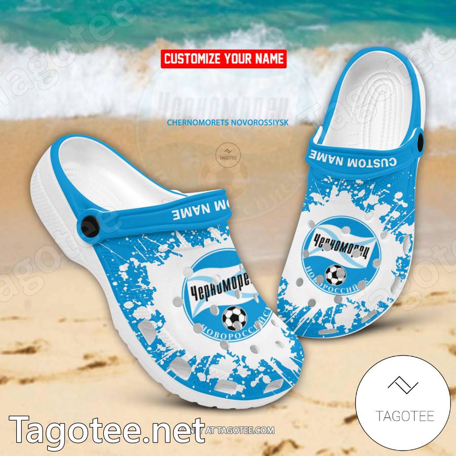 Chernomorets Novorossiysk Custom Name Crocs Clogs - EmonShop