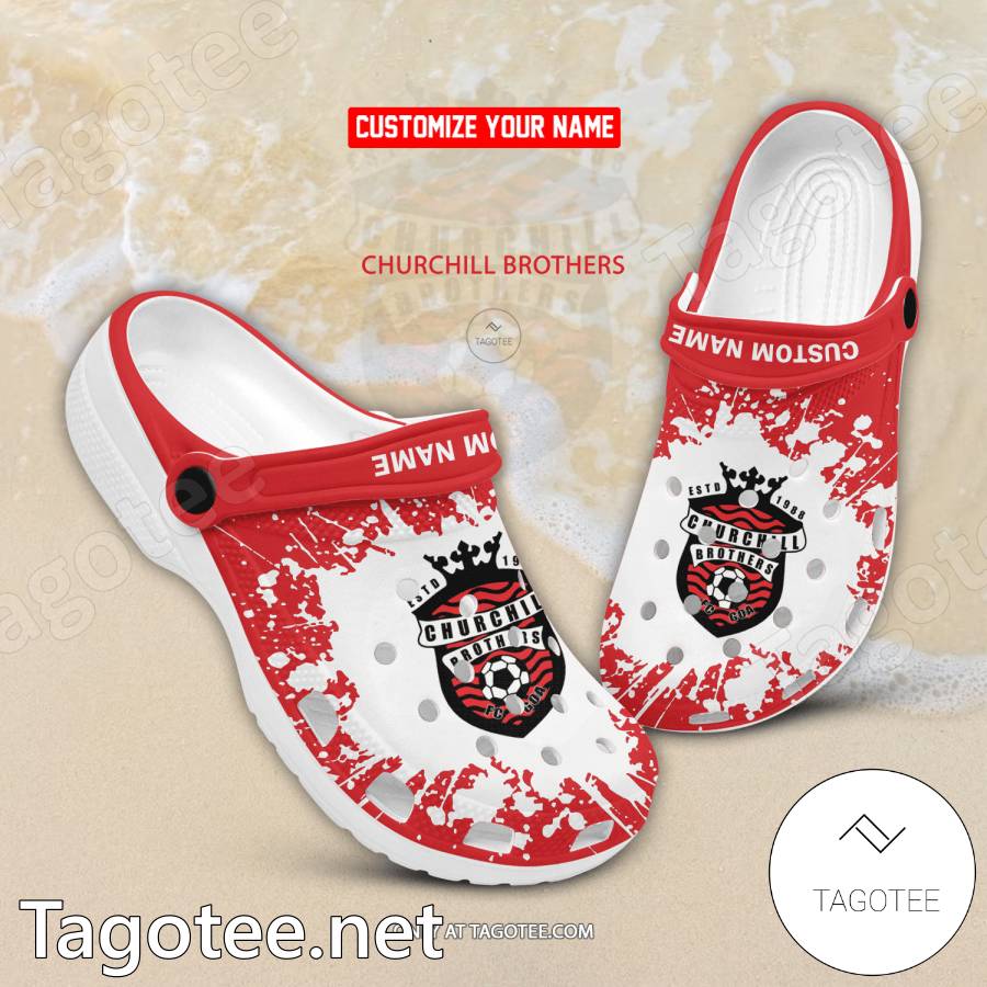 Churchill Brothers Custom Name Crocs Clogs - EmonShop