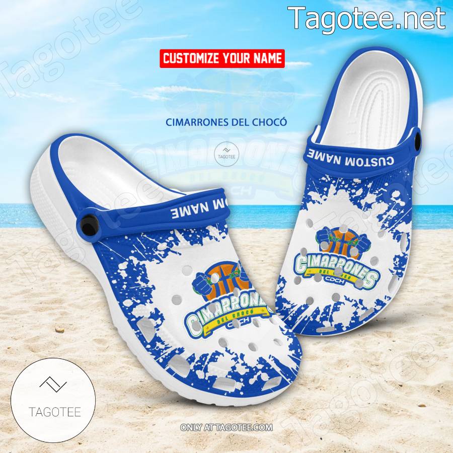 Cimarrones del Choco Logo Crocs Clogs - EmonShop