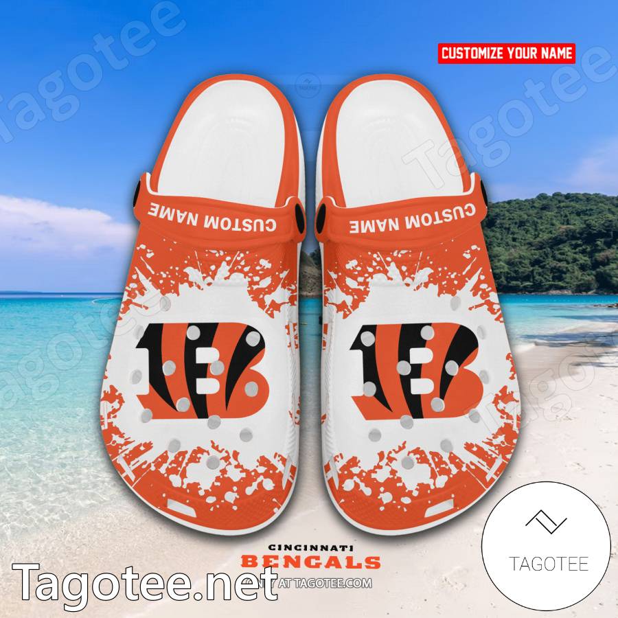 Cincinnati Bengals Custom Crocs Clogs - EmonShop a