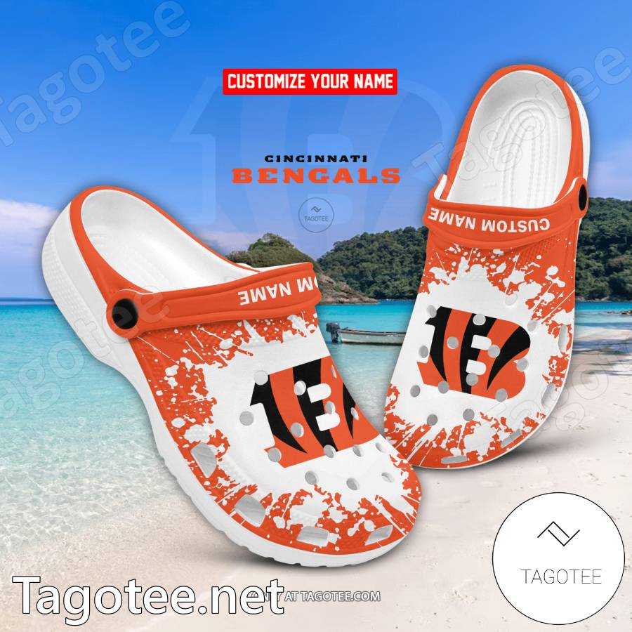 Cincinnati Bengals Custom Crocs Clogs - EmonShop