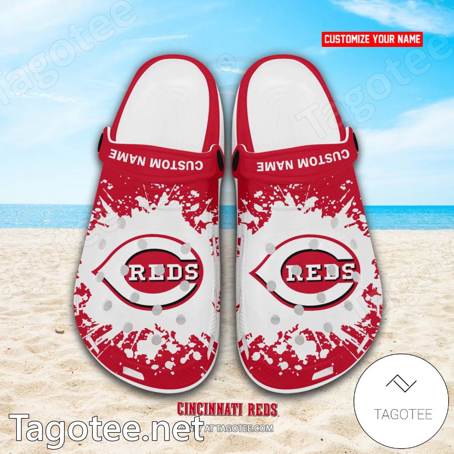 Cincinnati Reds Custom Crocs Clogs - EmonShop a