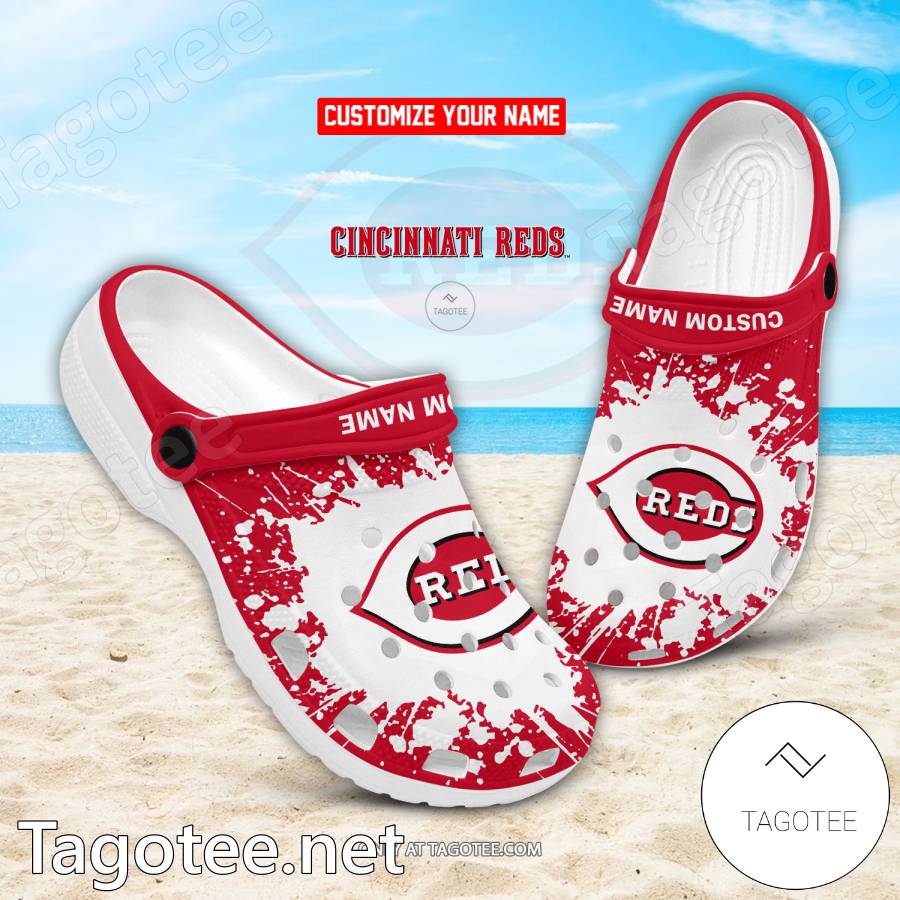 Cincinnati Reds Custom Crocs Clogs - EmonShop