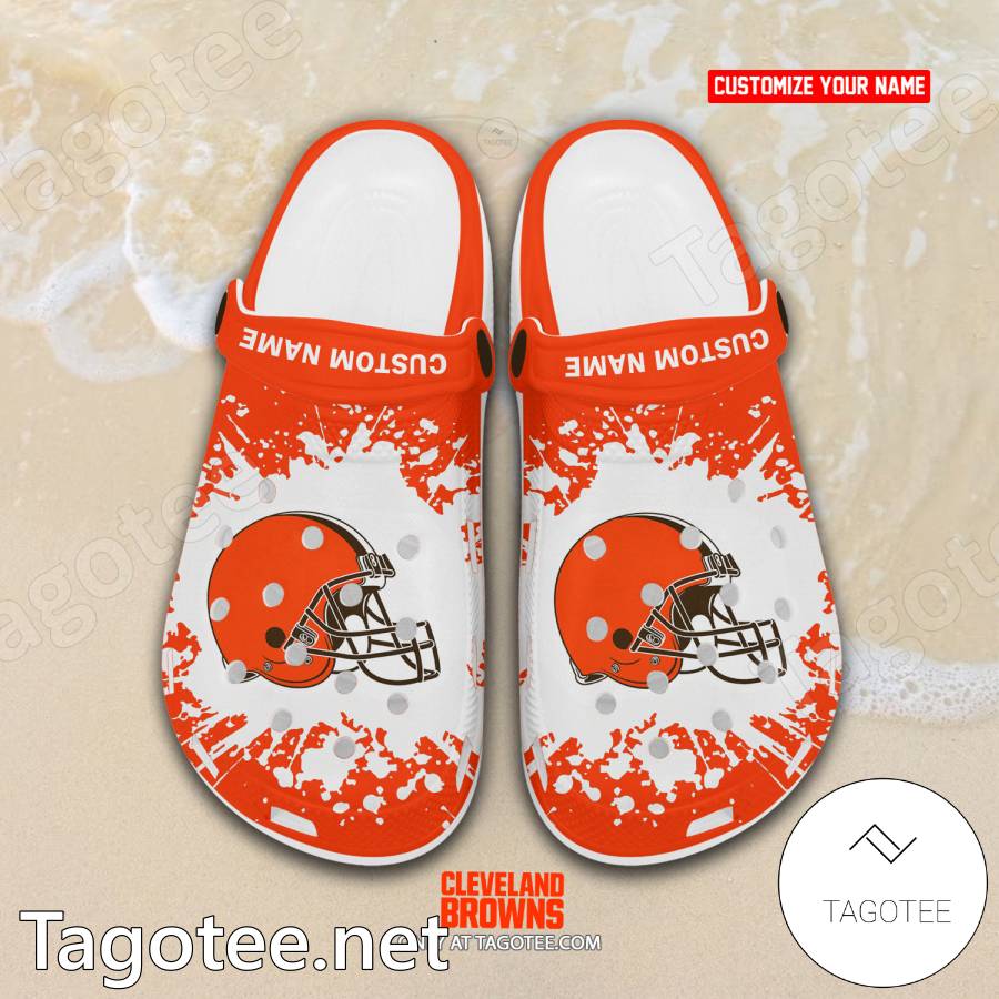 Cleveland Browns Custom Crocs Clogs - EmonShop a