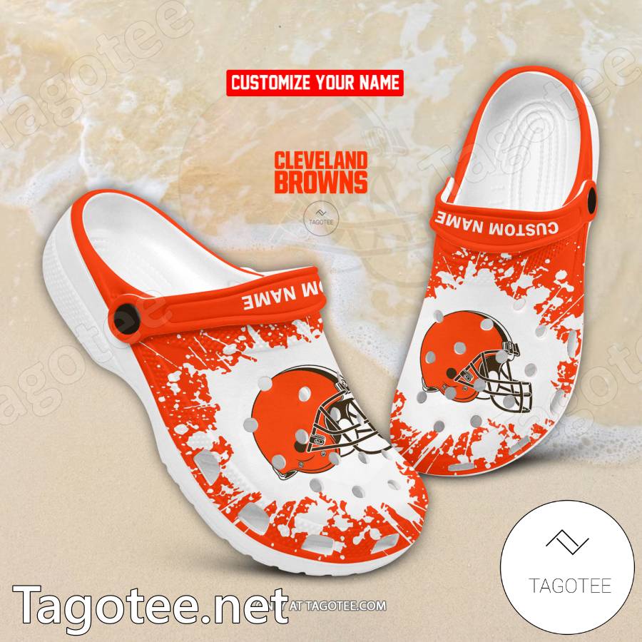 Cleveland Browns Custom Crocs Clogs - EmonShop