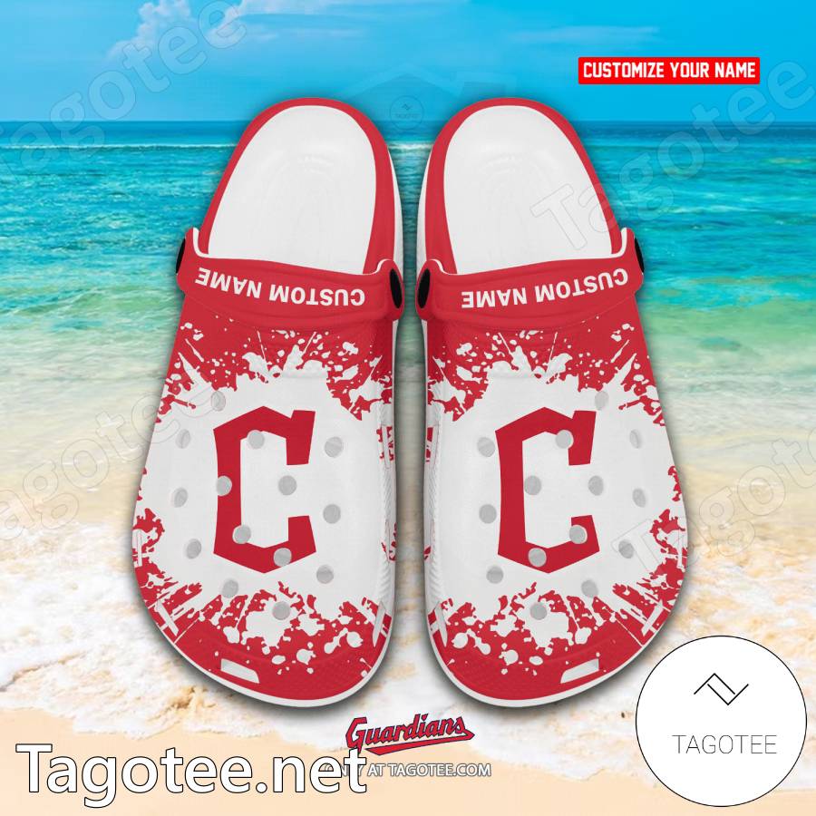 Cleveland Guardians Custom Crocs Clogs - EmonShop a