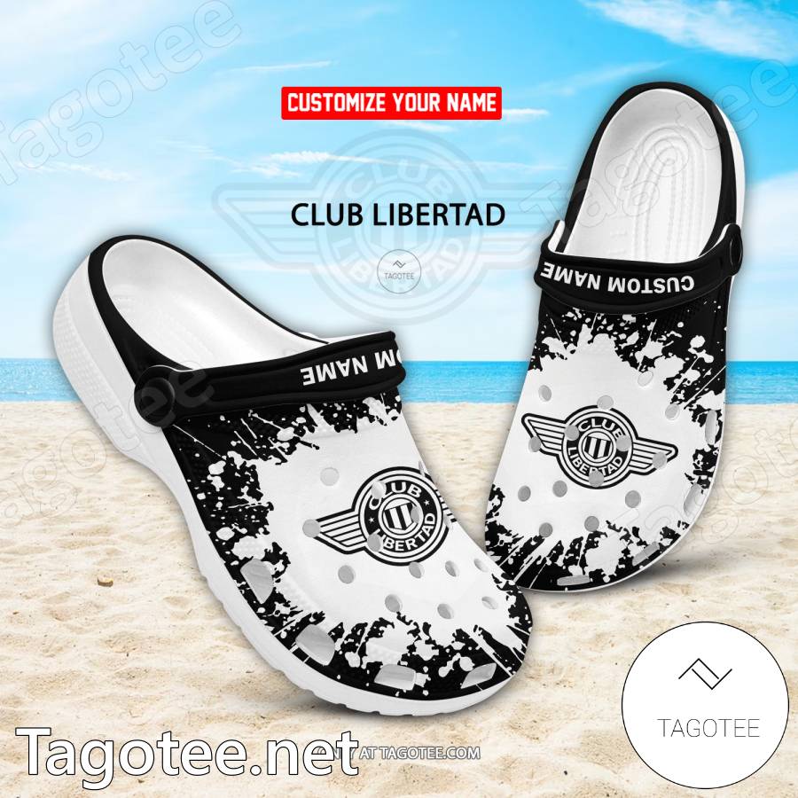 Club Libertad Custom Name Crocs Clogs - EmonShop